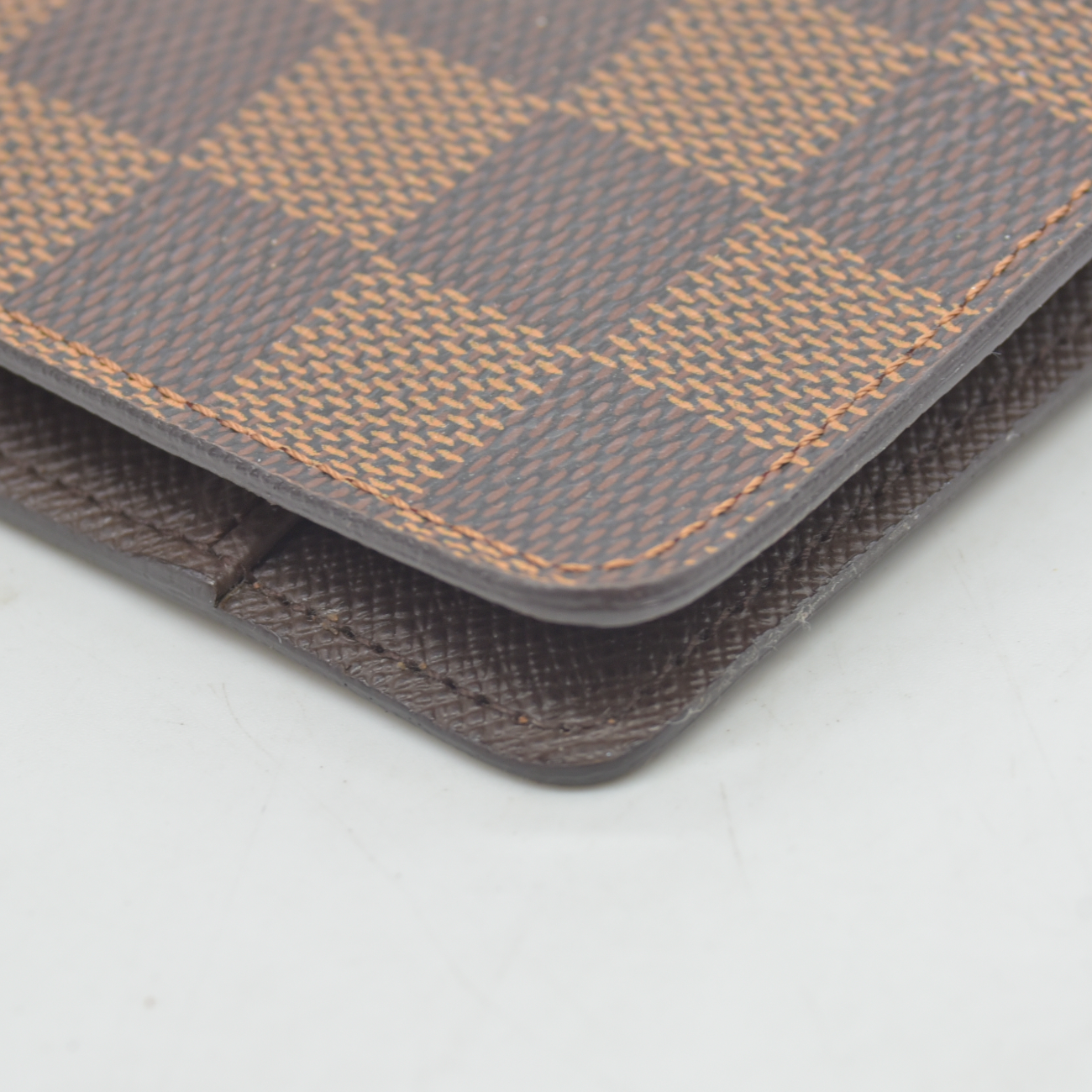 $755 2011 Louis Vuitton Damier Ebene Medium Ring Agenda Cover SP4101