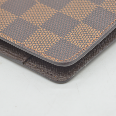 $755 2011 Louis Vuitton Damier Ebene Medium Ring Agenda Cover SP4101
