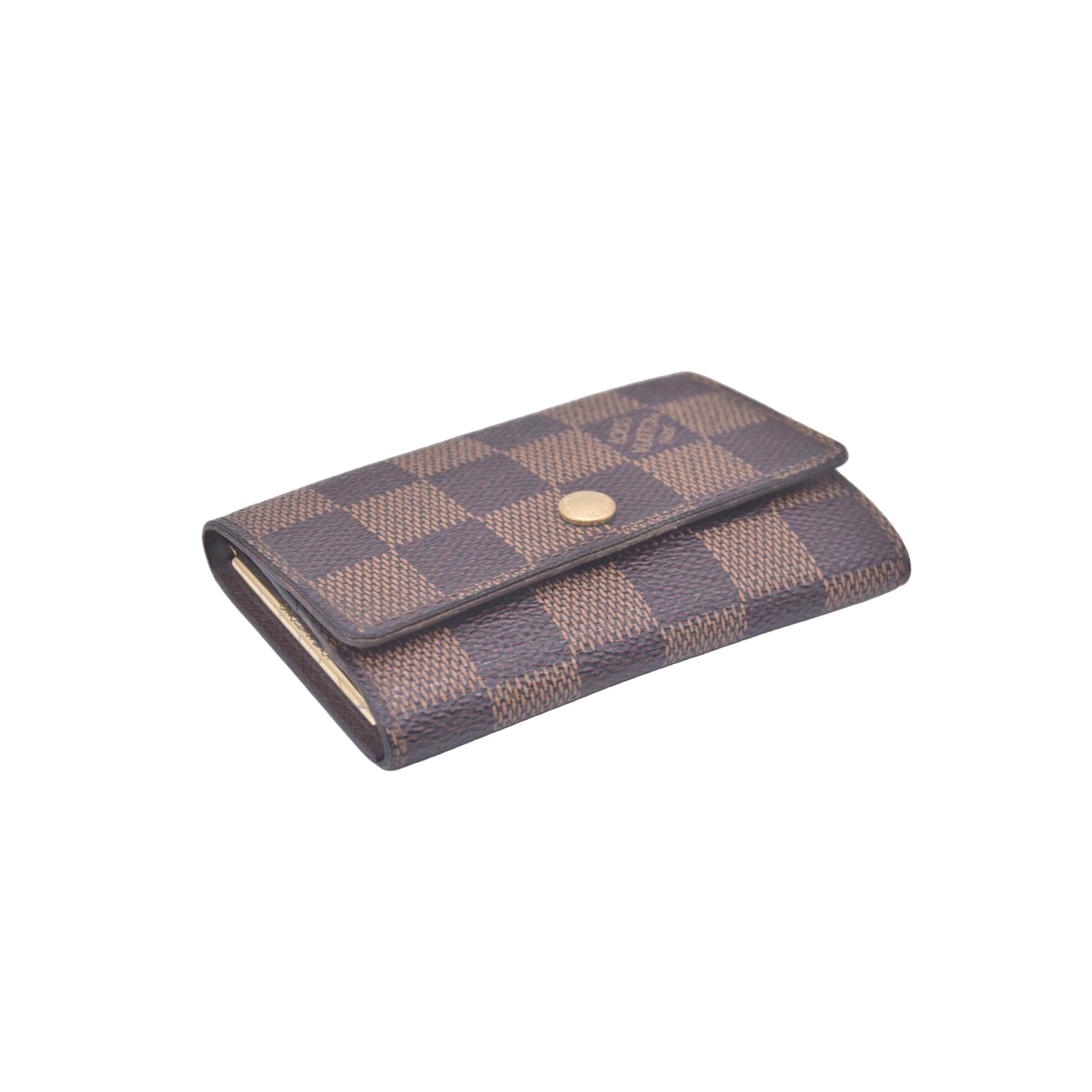 $395 2004 Louis Vuitton Damier Ebene Multicles 6 Key Holder CT0014 CONSIGNMENT