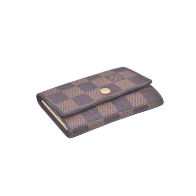 $395 2004 Louis Vuitton Damier Ebene Multicles 6 Key Holder CT0014 CONSIGNMENT