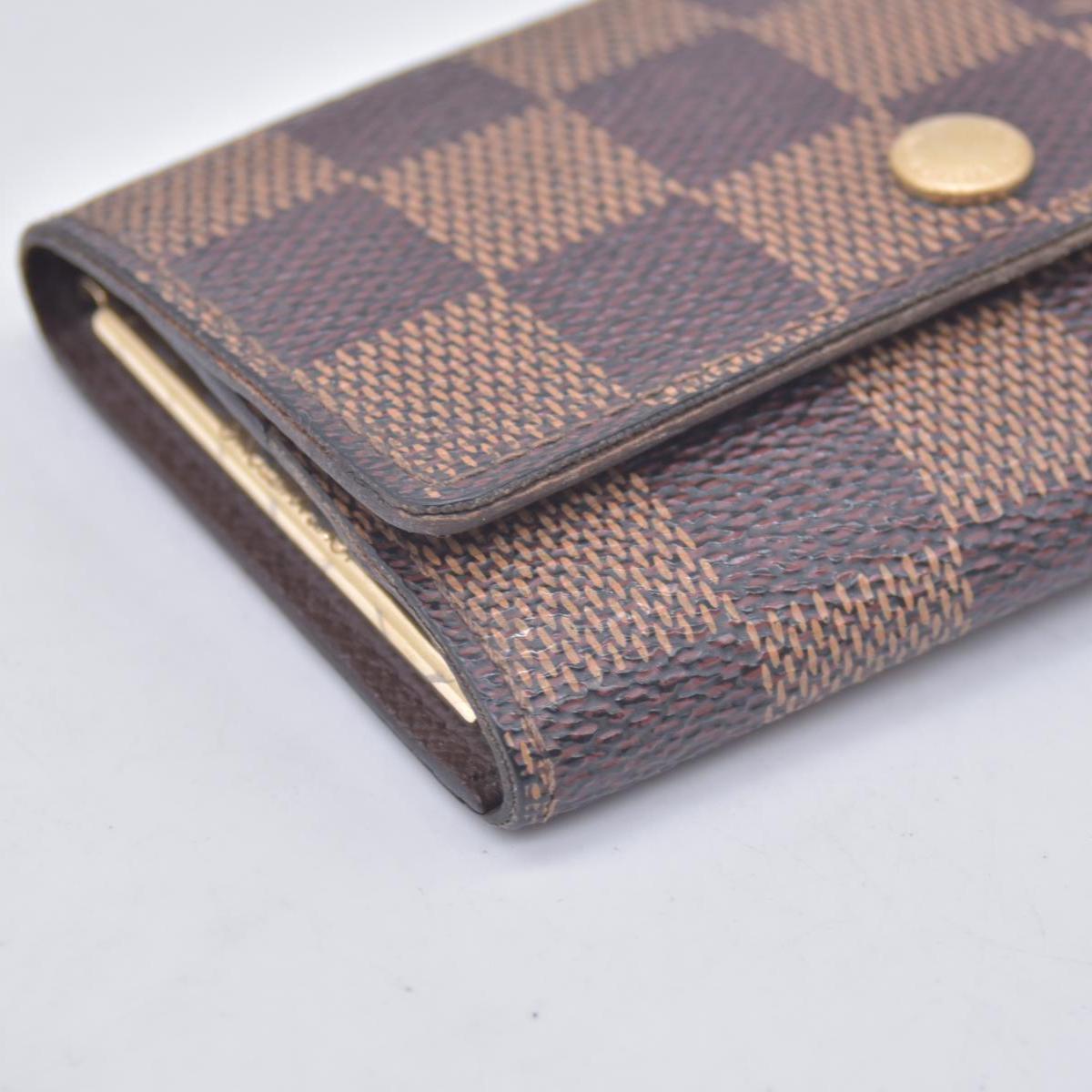 $395 2004 Louis Vuitton Damier Ebene Multicles 6 Key Holder CT0014 CONSIGNMENT