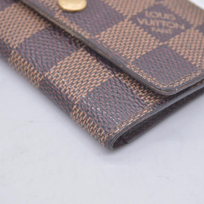 $395 2004 Louis Vuitton Damier Ebene Multicles 6 Key Holder CT0014 CONSIGNMENT
