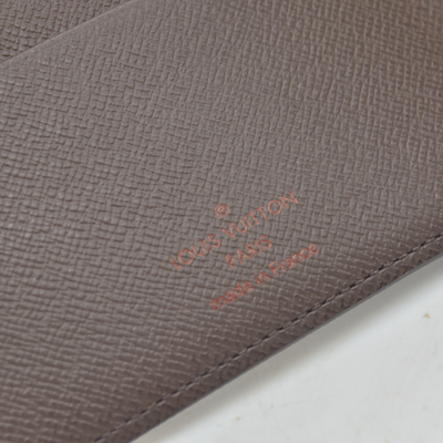 $755 2011 Louis Vuitton Damier Ebene Medium Ring Agenda Cover SP4101