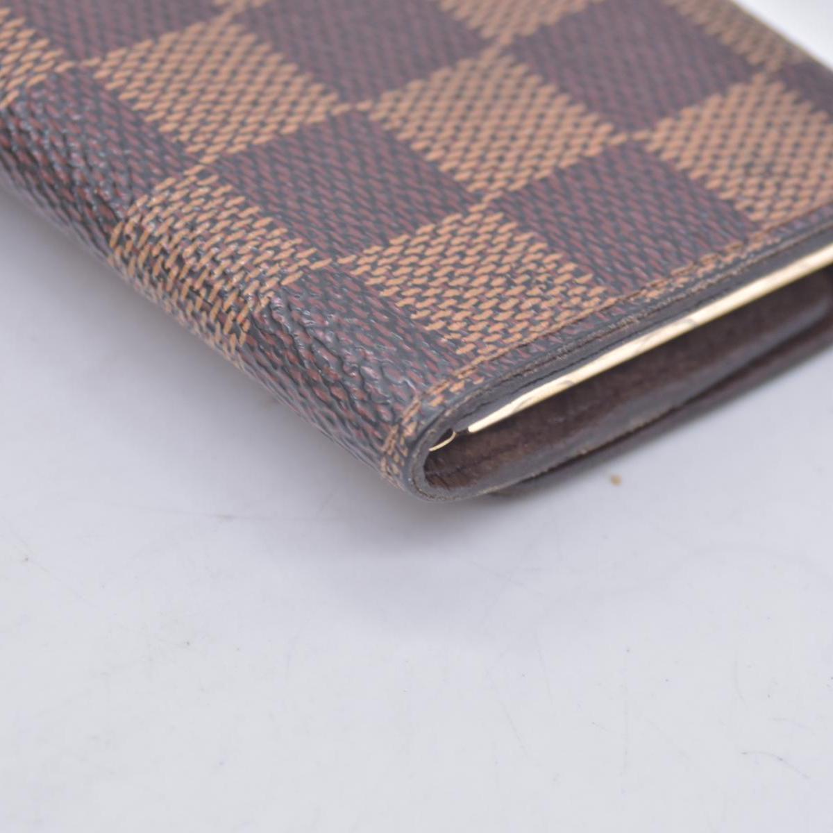 $395 2004 Louis Vuitton Damier Ebene Multicles 6 Key Holder CT0014 CONSIGNMENT