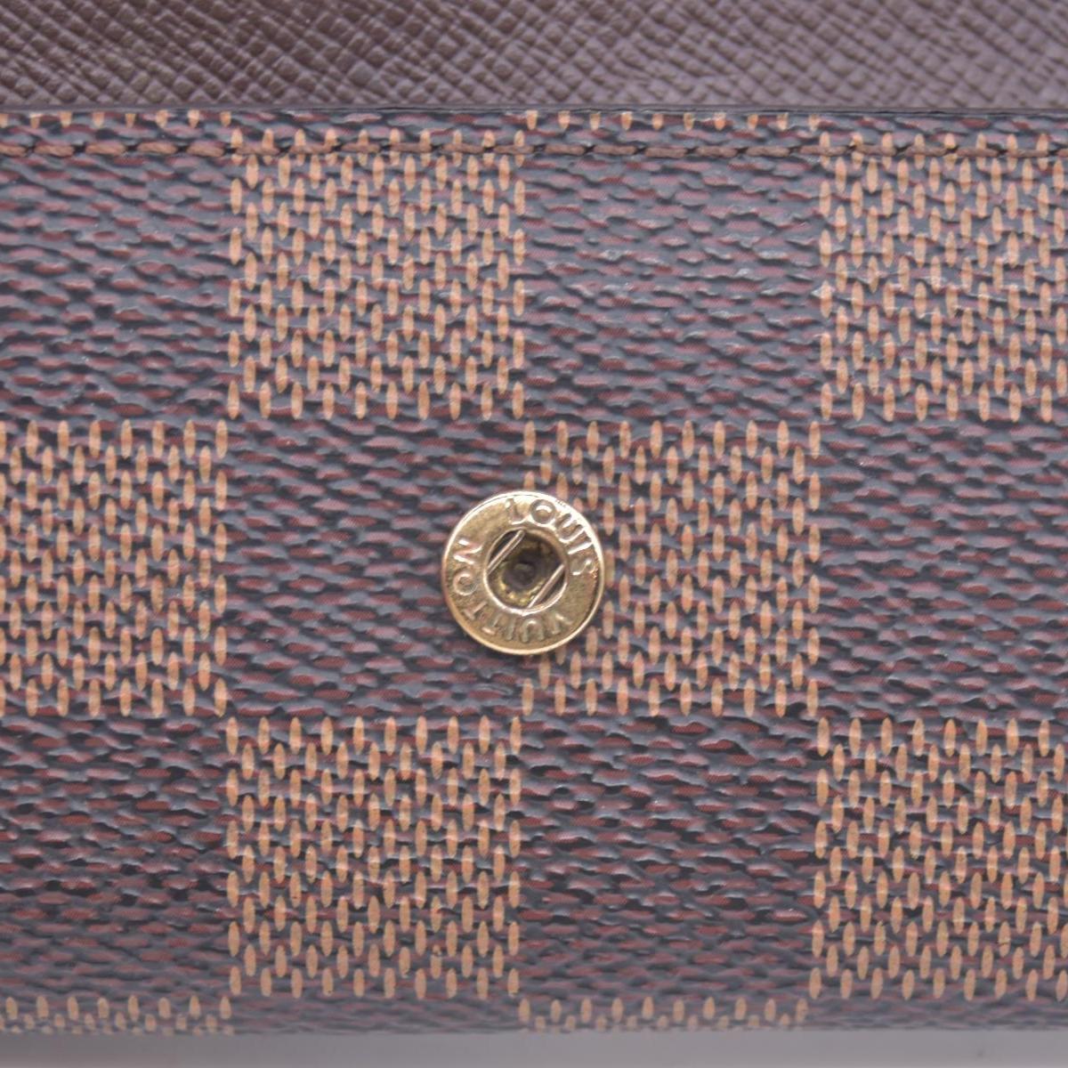 $395 2004 Louis Vuitton Damier Ebene Multicles 6 Key Holder CT0014 CONSIGNMENT