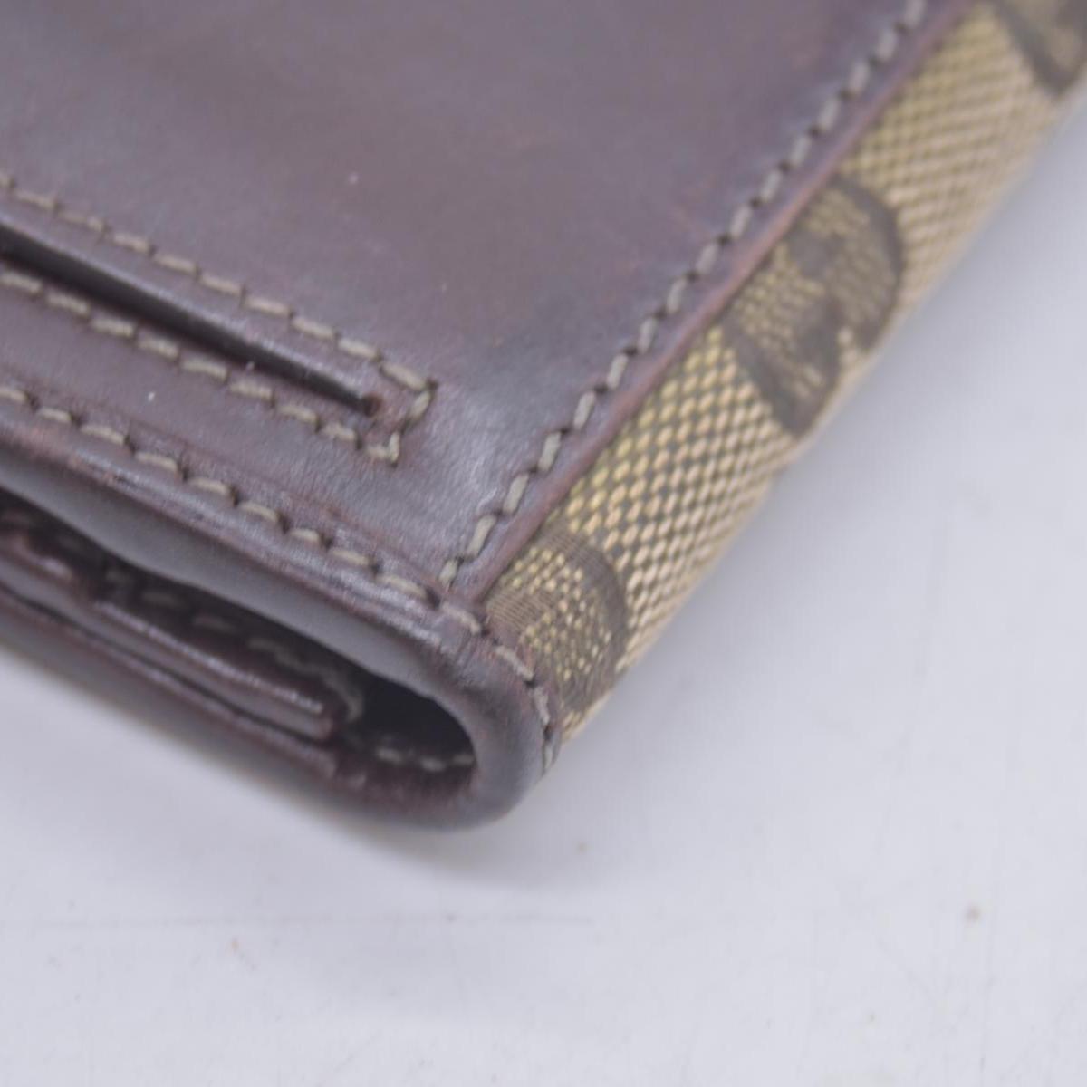 Gucci Beige Green GG Canvas Web Continental Wallet CONSIGNMENT