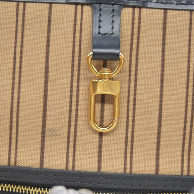 $2550 Louis Vuitton x LoL Monogram Neverfull MM Gold Silver