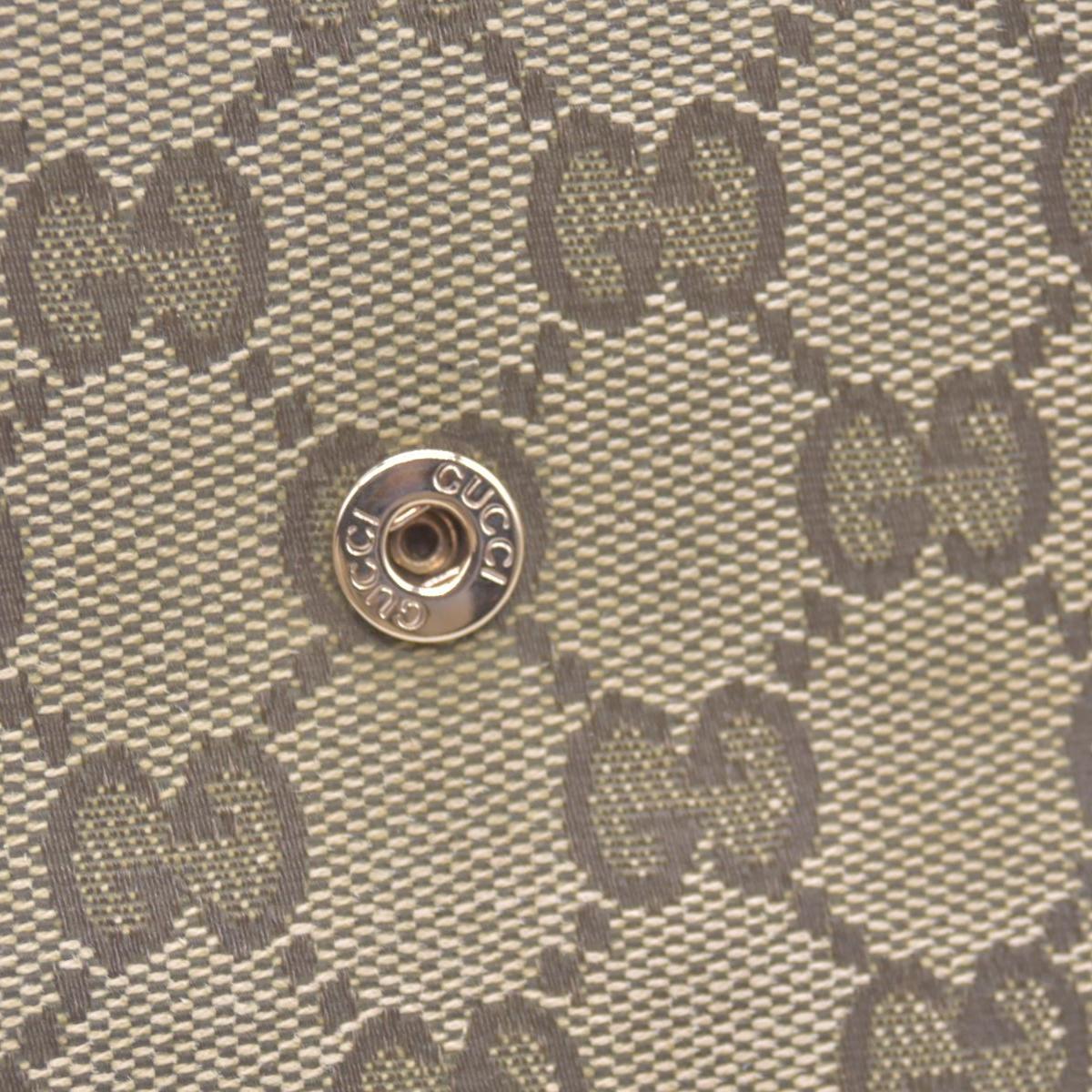 Gucci Beige Green GG Canvas Web Continental Wallet CONSIGNMENT