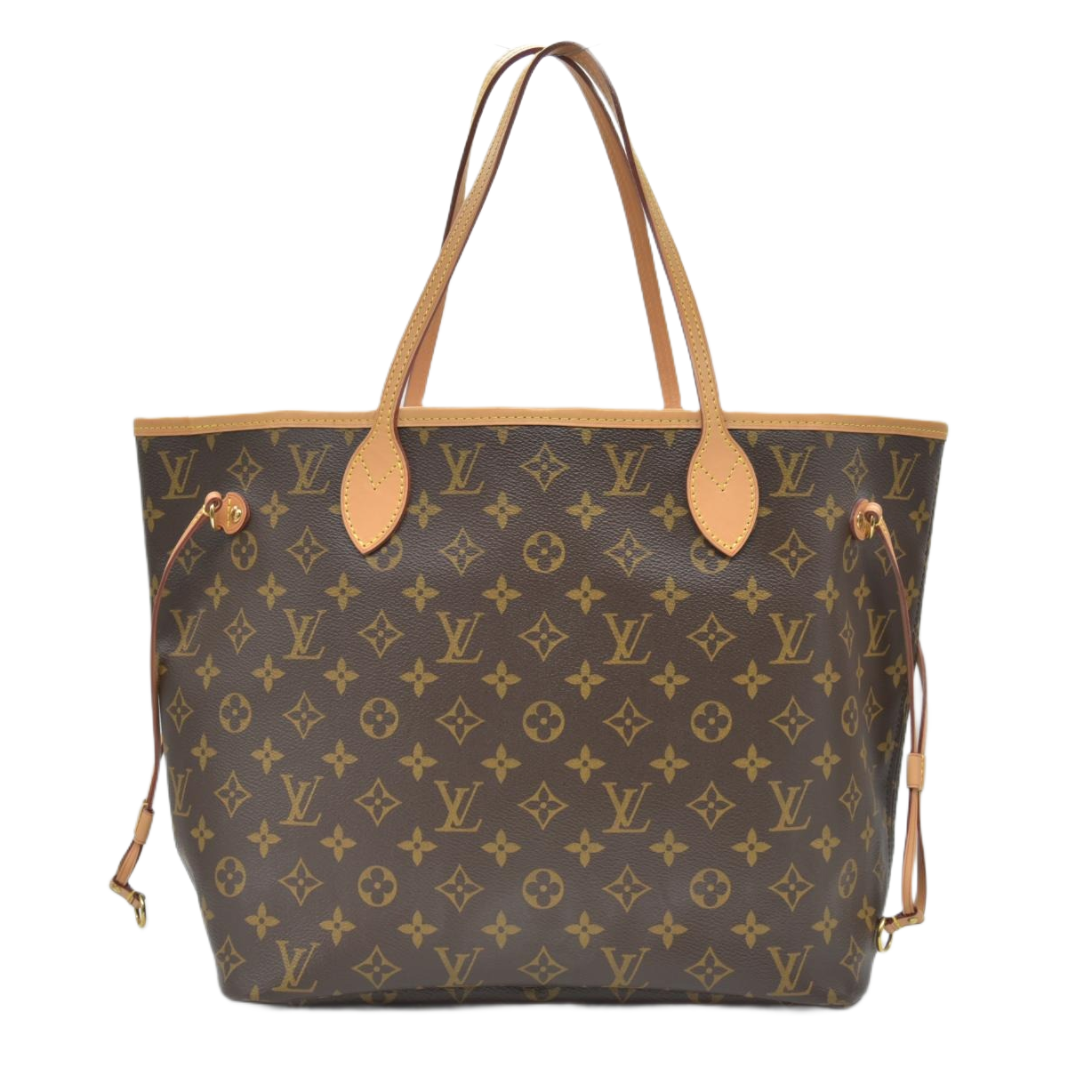 $2240 Louis Vuitton Monogram Neo Neverfull MM Rose Ballerine