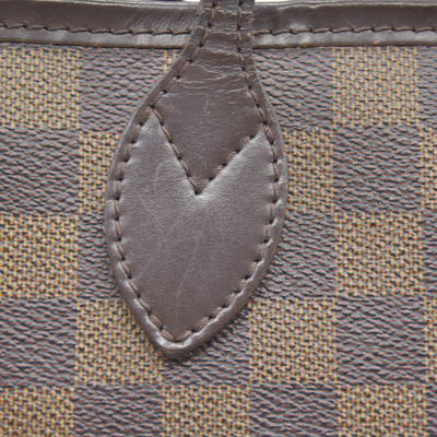 $2170 Louis Vuitton Damier Ebene Neverfull MM CA3140 2010