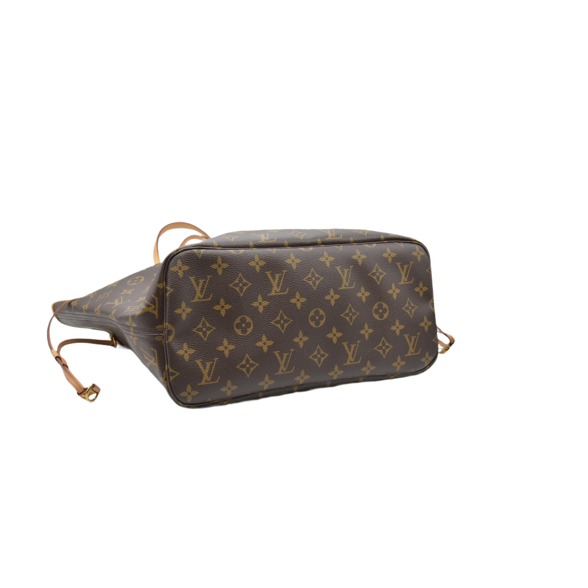 $2240 Louis Vuitton Monogram Neo Neverfull MM Rose Ballerine