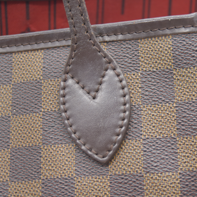 $2170 Louis Vuitton Damier Ebene Neverfull MM CA3140 2010