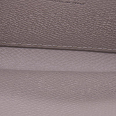 $760 Fendi Vitello Cruis Lucido Fendi Zip Around Wallet Tortora CONSIGNMENT