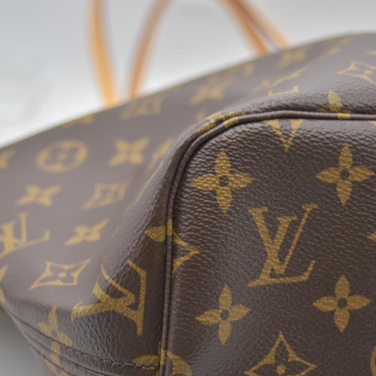 $2240 Louis Vuitton Monogram Neo Neverfull MM Rose Ballerine