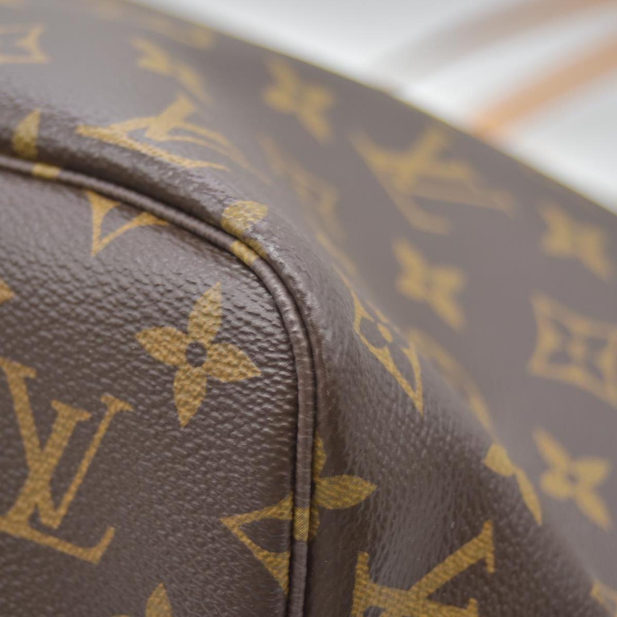 $2240 Louis Vuitton Monogram Neo Neverfull MM Rose Ballerine