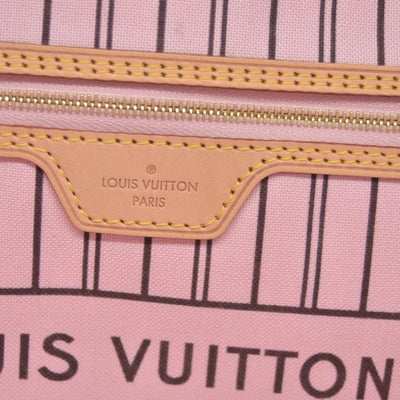 $2240 Louis Vuitton Monogram Neo Neverfull MM Rose Ballerine