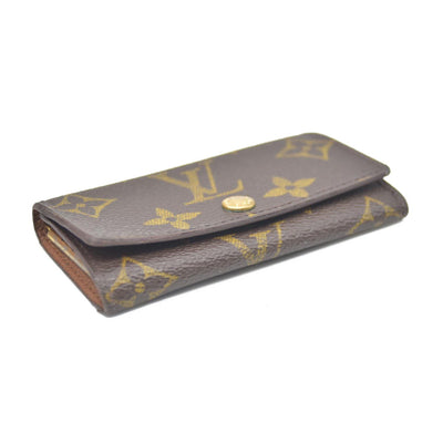 Louis Vuitton Monogram Multicles 4 Ring Key Case Brown TH0959