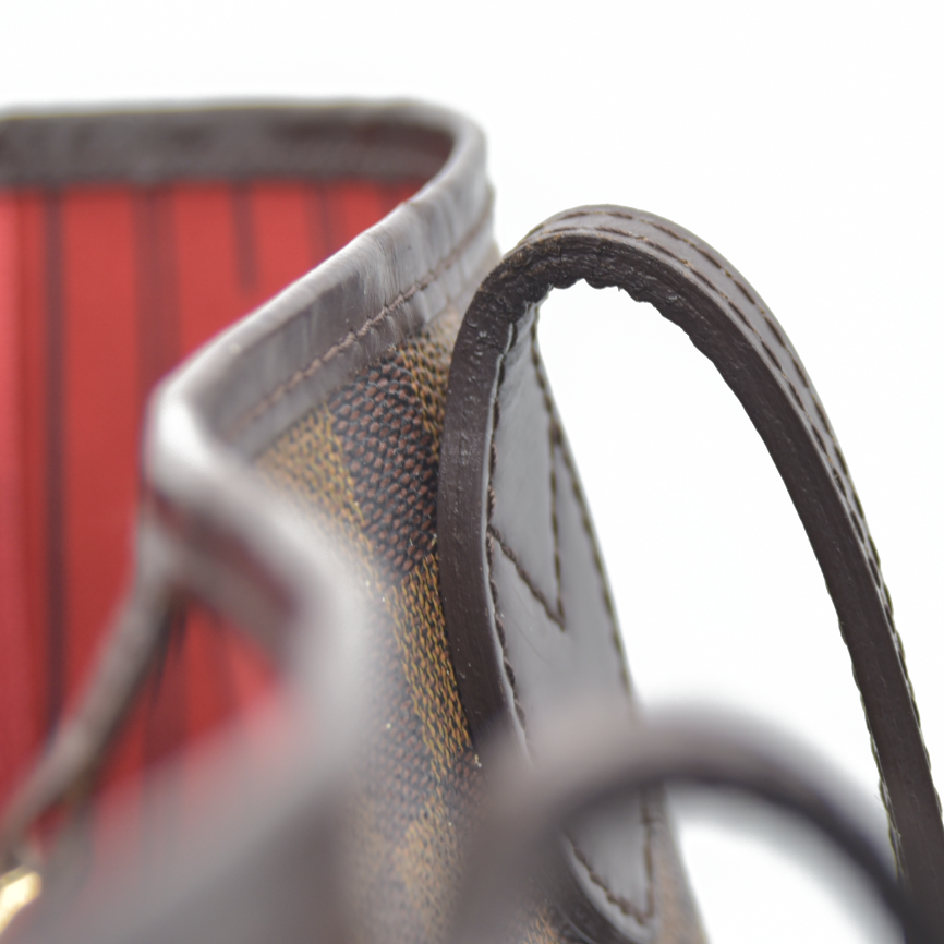 $2170 Louis Vuitton Damier Ebene Neverfull MM CA3140 2010