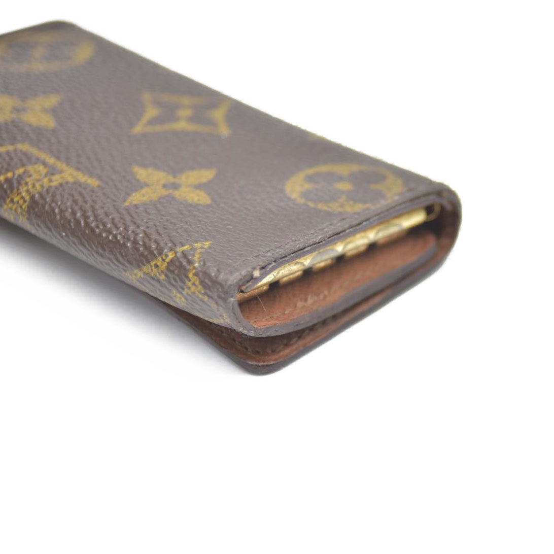 Louis Vuitton Monogram Multicles 4 Ring Key Case Brown TH0959