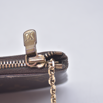 $355 Louis Vuitton Monogram Key Pouch MADE IN USA 10021152
