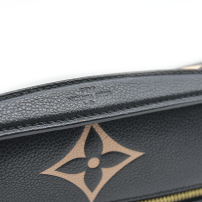 $3300 Louis Vuitton BiColor Pochette Metis Black Cream