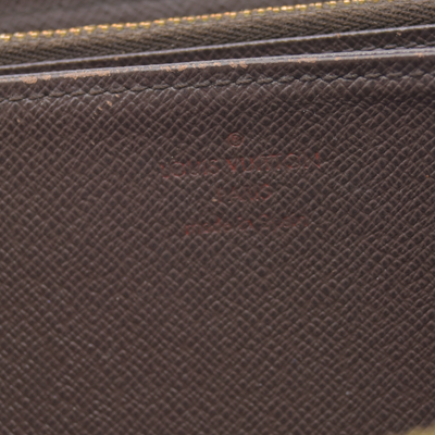$915 2018 Louis Vuitton Damier Ebene Zippy Wallet GI0198