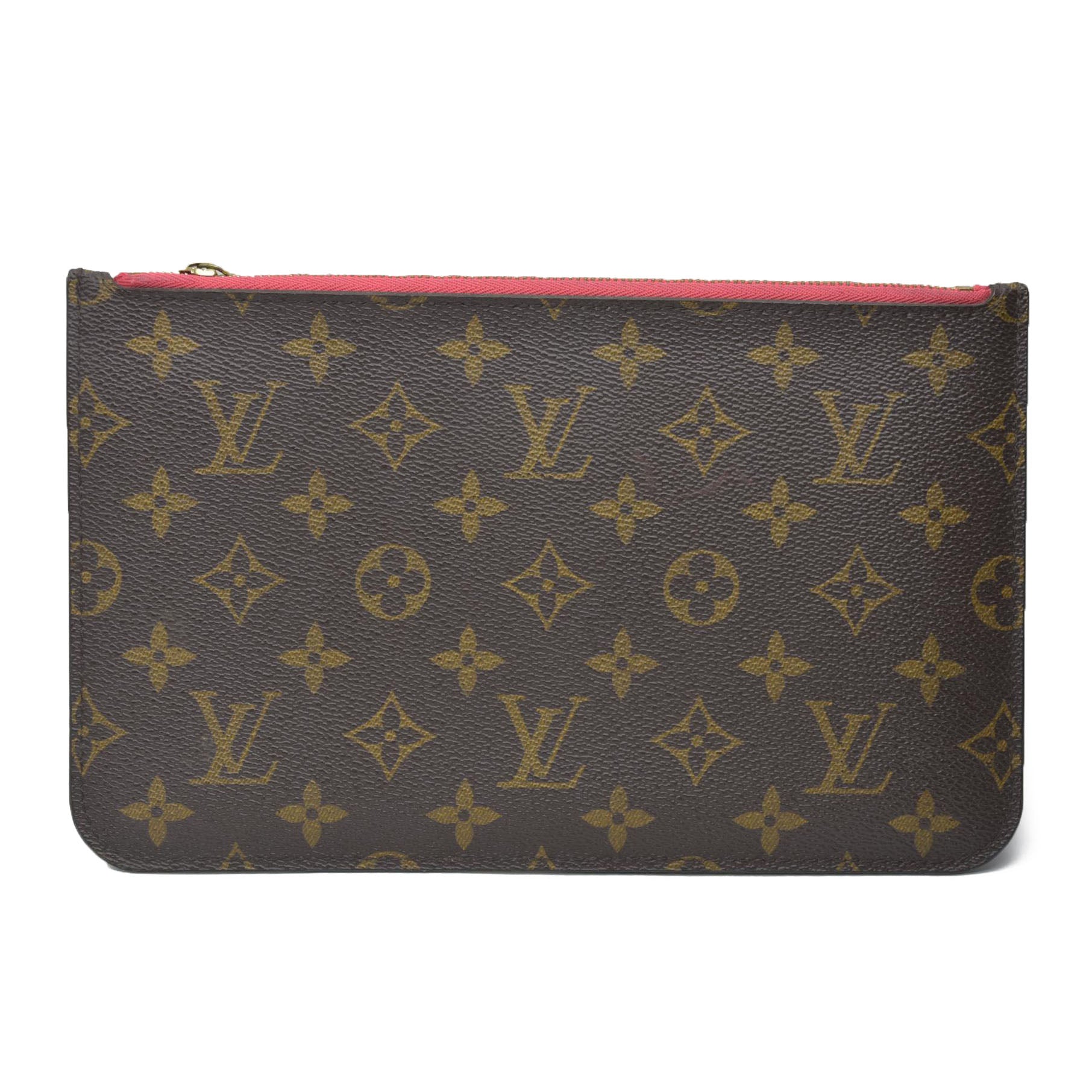 $2030 Louis Vuitton Monogram V Neverfull MM Grenade Pochette