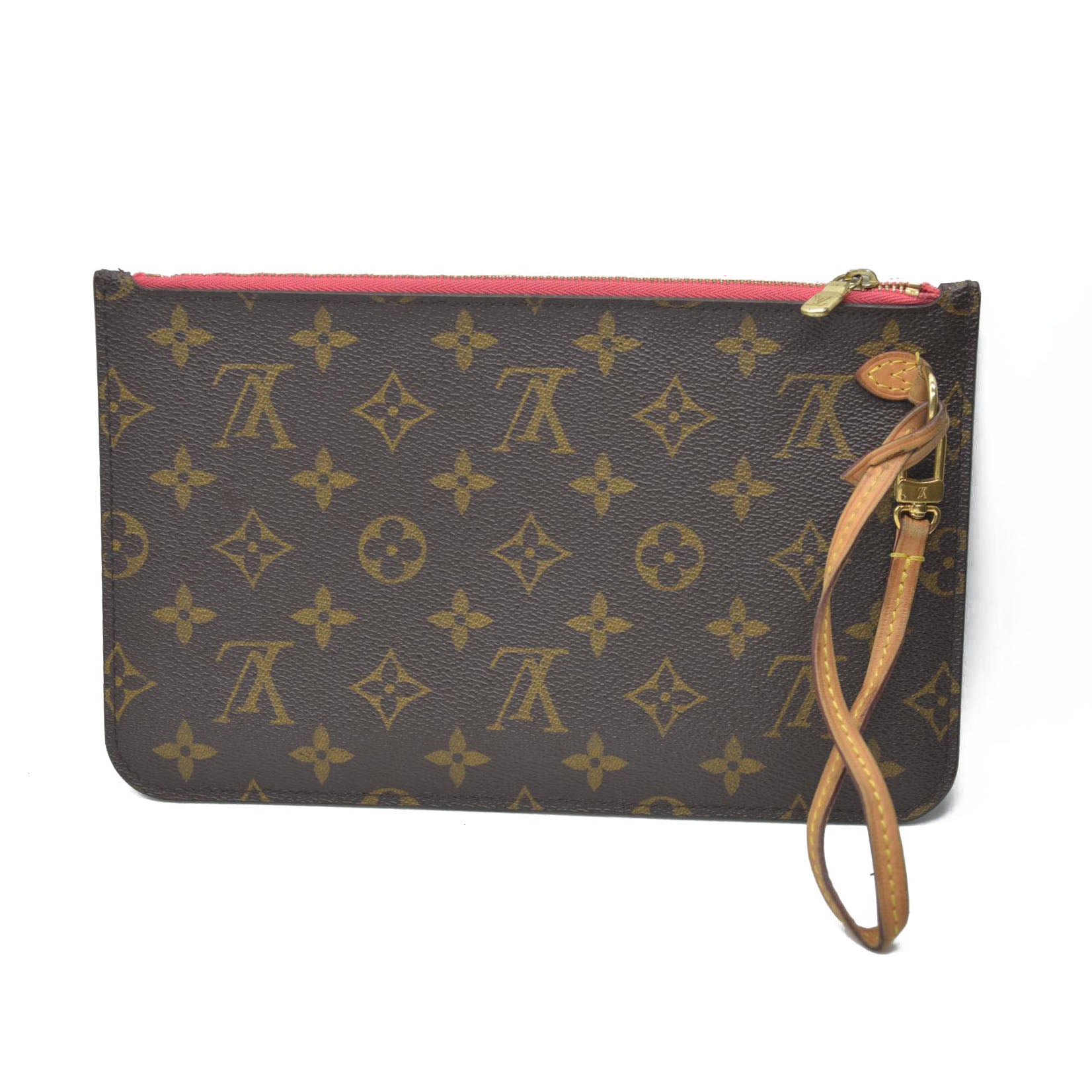 $2030 Louis Vuitton Monogram V Neverfull MM Grenade Pochette