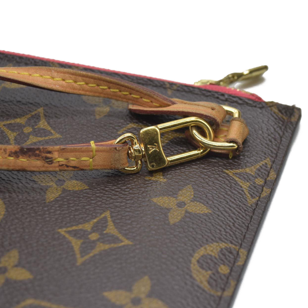 $2030 Louis Vuitton Monogram V Neverfull MM Grenade Pochette
