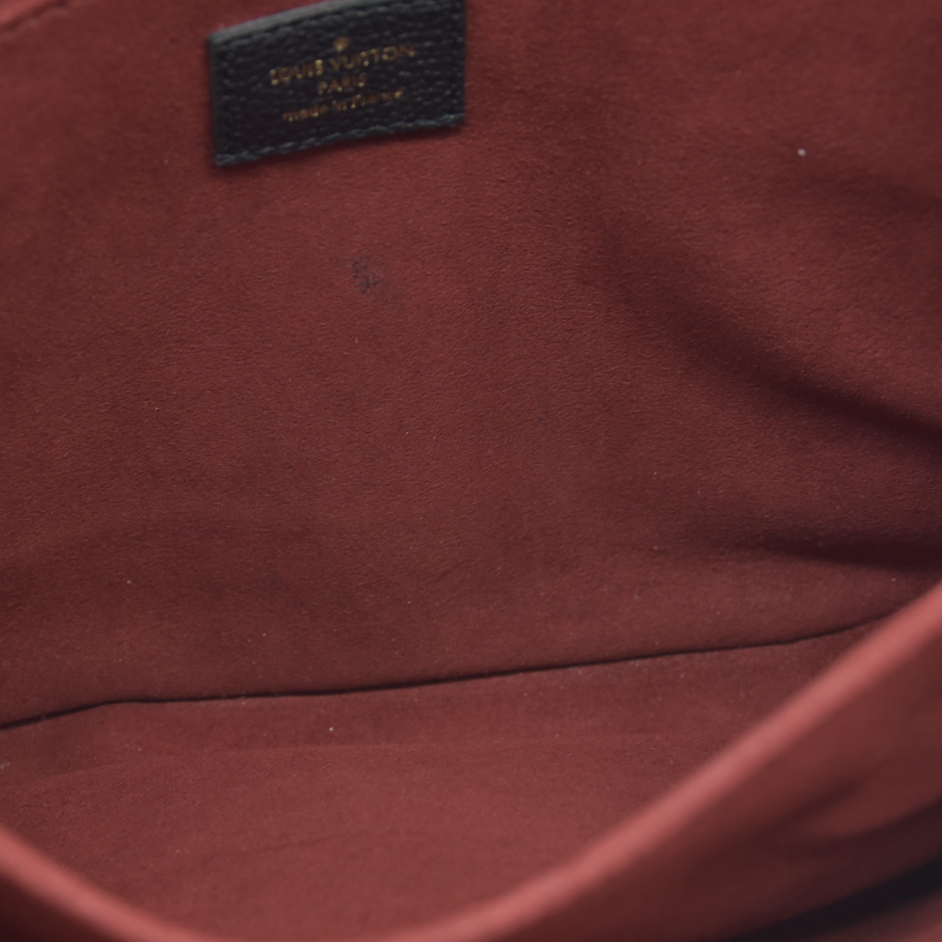 $3300 Louis Vuitton BiColor Pochette Metis Black Cream