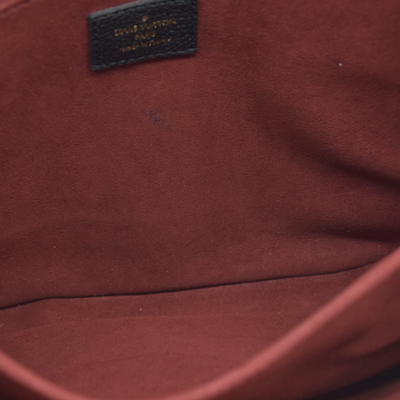 $3300 Louis Vuitton BiColor Pochette Metis Black Cream