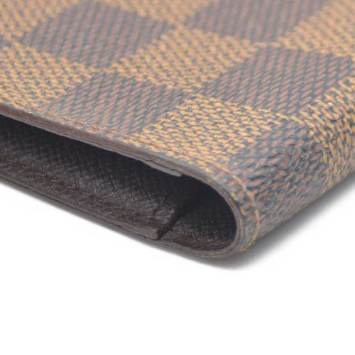 Louis Vuitton Damier Agenda De Poche Pocket Notebook Cover Brown MI1918