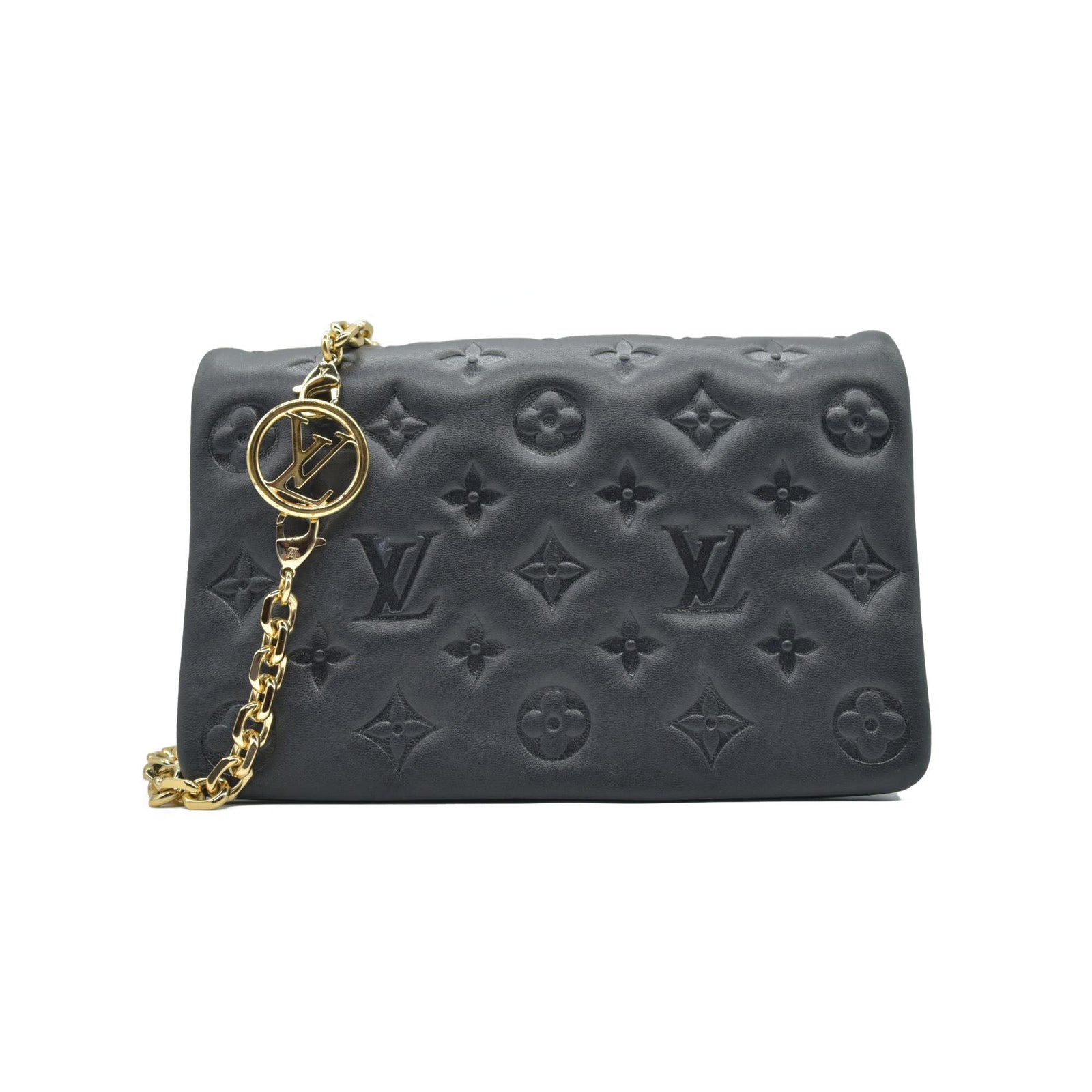 $3150 Louis Vuitton LV Monogram Pochette Coussin