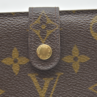 $750 1998 Louis Vuitton Monogram French Purse Wallet CA0958