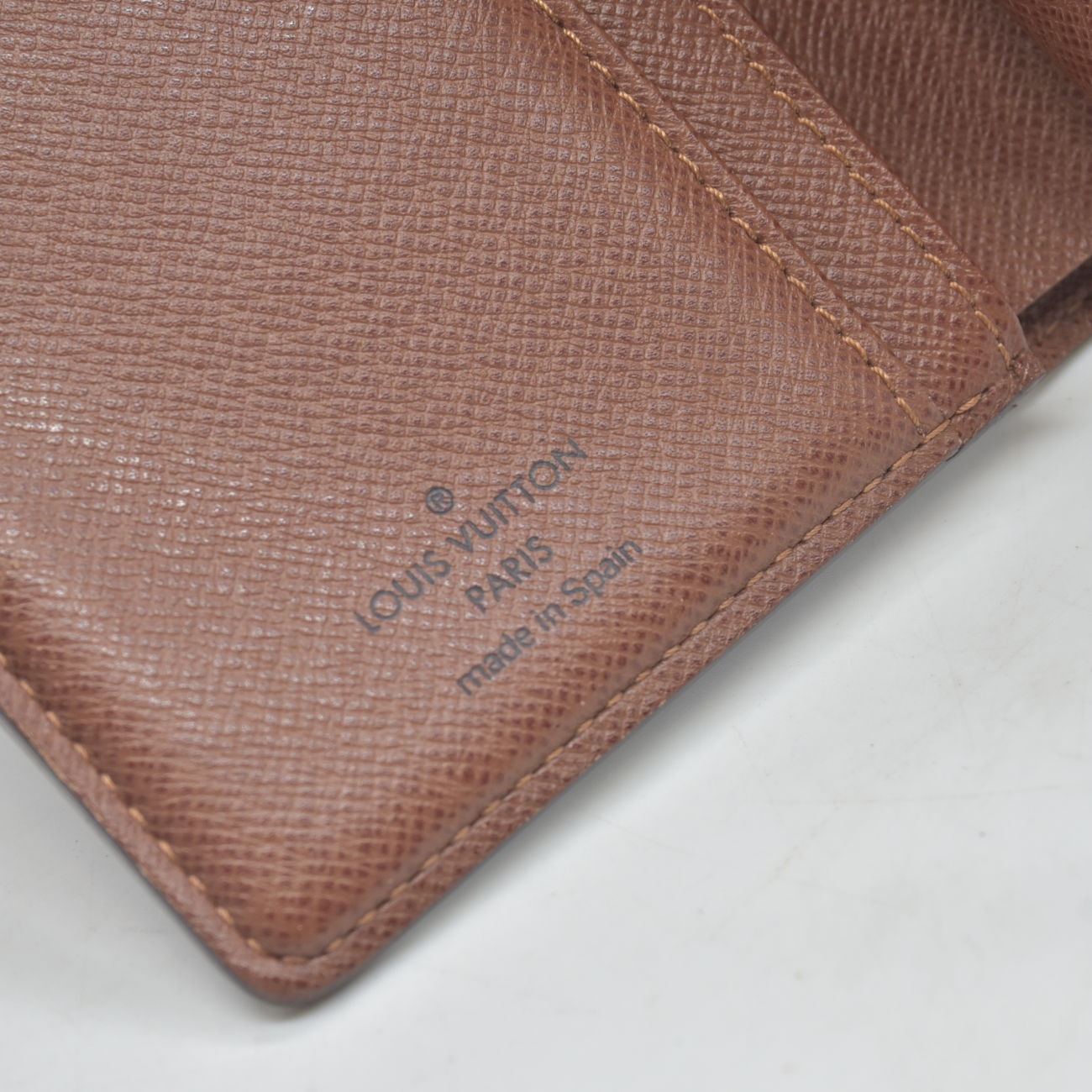 $750 1998 Louis Vuitton Monogram French Purse Wallet CA0958