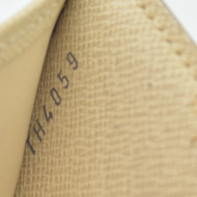Louis Vuitton Damier Azur Porte Feiulle Koala Trifold Wallet White TH4059
