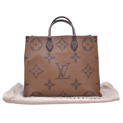 $3555 2019 Louis Vuitton Reverse Monogram Giant Onthego GM FL5109 10021154