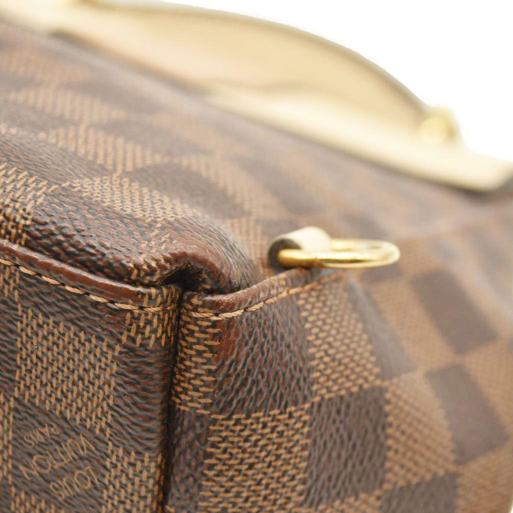 Louis Vuitton  Damier Ebene Clapton Backpack Creme