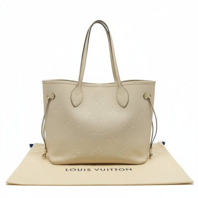 $2710 Louis Vuitton Monogram Giant Empreinte Neverfull MM