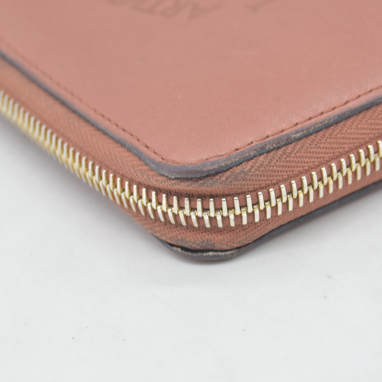 $1250 2014 Louis Vuitton Parnassea Portefeuille Iena Zip Around Long Wallet MI0134