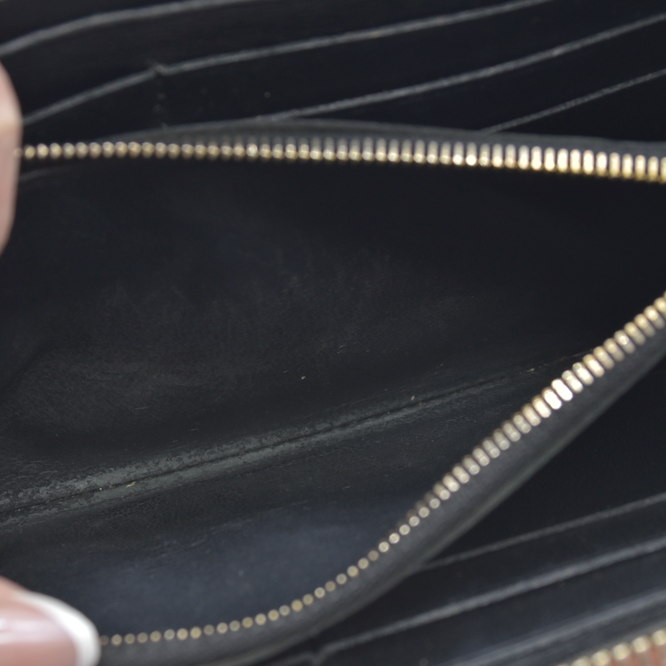 $1250 2014 Louis Vuitton Parnassea Portefeuille Iena Zip Around Long Wallet MI0134