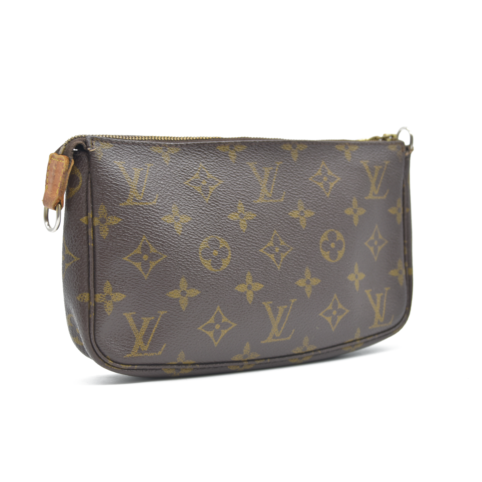 AUCTION $1290 Louis Vuitton Monogram Pochette Accessories AR1011