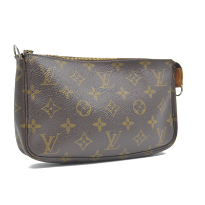 AUCTION $1290 Louis Vuitton Monogram Pochette Accessories AR1011