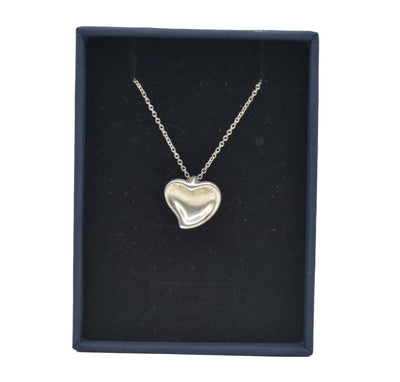 $600 Tiffany & Co. Elsa Peretti Full Heart Pendant in Sterling Silver, 9 mm CONSIGNMENT