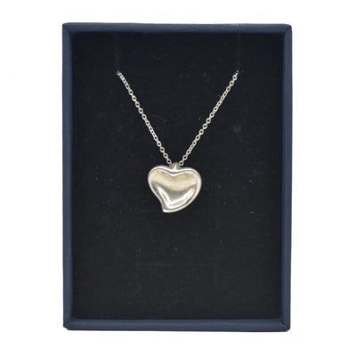 $600 Tiffany & Co. Elsa Peretti Full Heart Pendant in Sterling Silver, 9 mm CONSIGNMENT