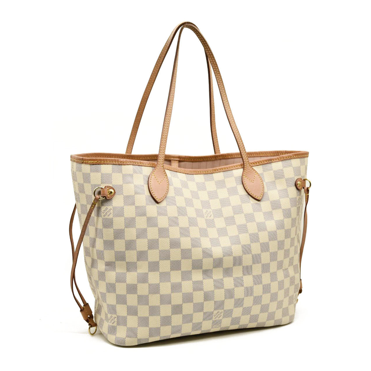 Louis Vuitton  Damier Azur Neo Neverfull MM Rose Ballerine MS4159