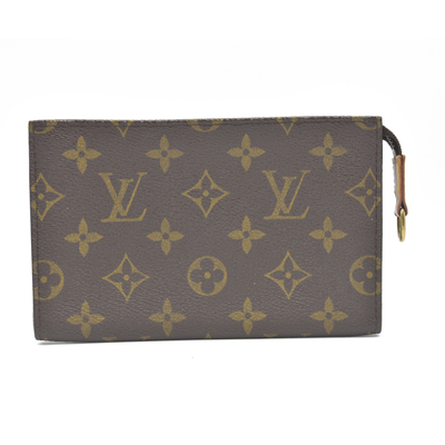 AUCTION $525 Louis Vuitton Monogram Bucket 23 Pouch FL1011