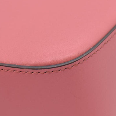 $2980 Gucci Senna Calfskin Petite GG Top Handle Shoulder Bag Pink
