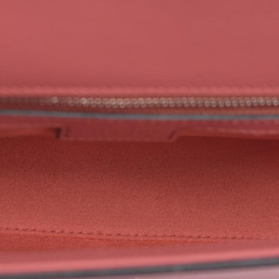 $2980 Gucci Senna Calfskin Petite GG Top Handle Shoulder Bag Pink