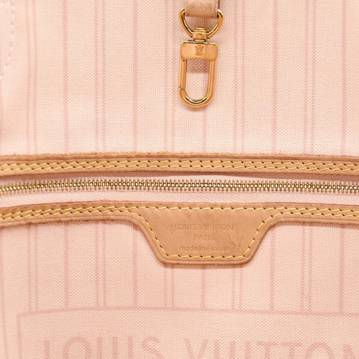 Louis Vuitton  Damier Azur Neo Neverfull MM Rose Ballerine MS4159